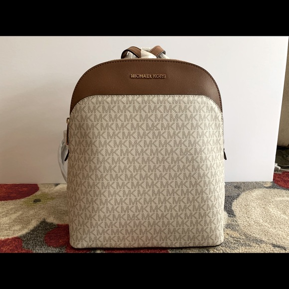 Michael Kors Emmy LG Dome Backpack (Vanilla) - Picture 12 of 14